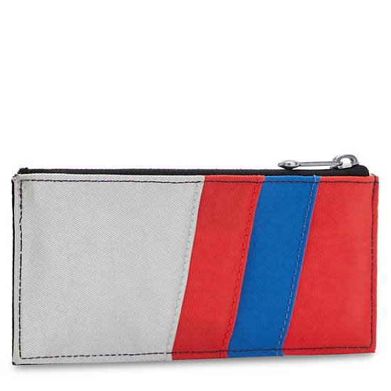 Kipling Brion Card Case Tassen Blauw Rood Zilver | België 1167QM